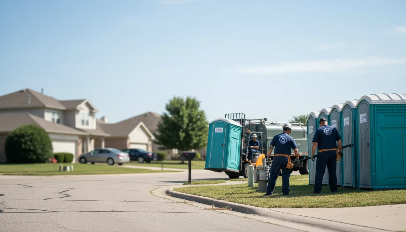 Porta Potty Rental in Tom Bean, TX near me
